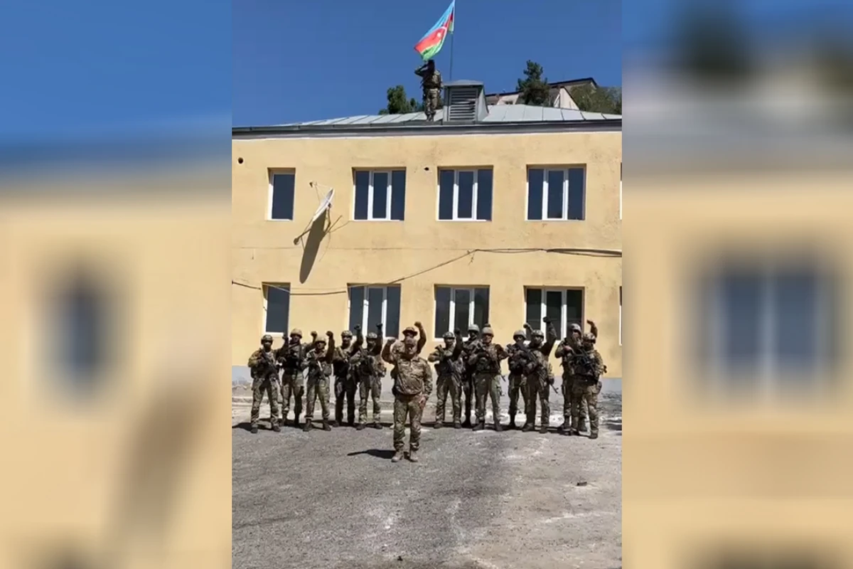 Azərbaycan Ordusu Laçın şəhərindən məruzə etdi - VİDEO
