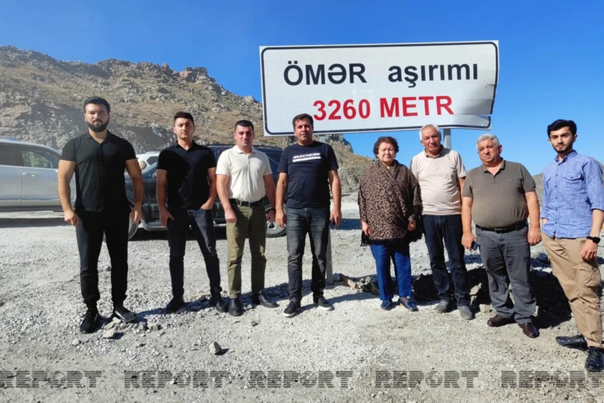 Bir qrup Kəlbəcər sakini Ömər aşırımında olub - FOTO