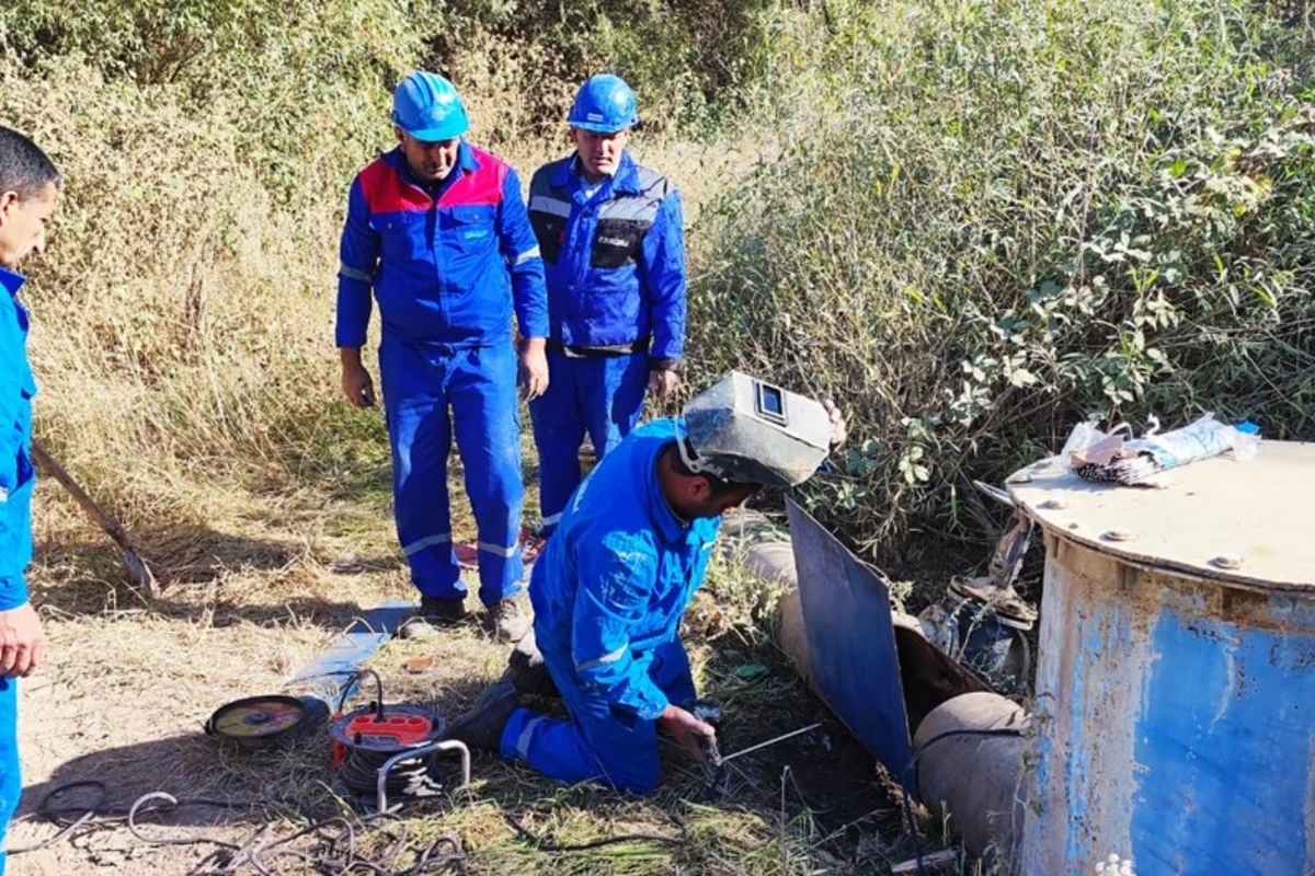 Laçın şəhəri, Sus və Zabux kəndlərinin içməli su təchizatı bərpa edilir - FOTO
