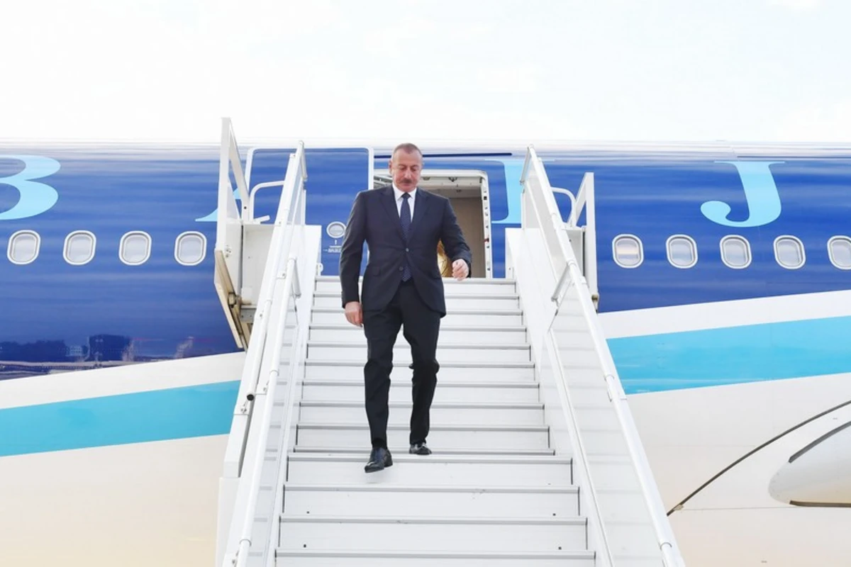 Prezident İlham Əliyev İtaliyaya işgüzar səfərə gedib - FOTO
