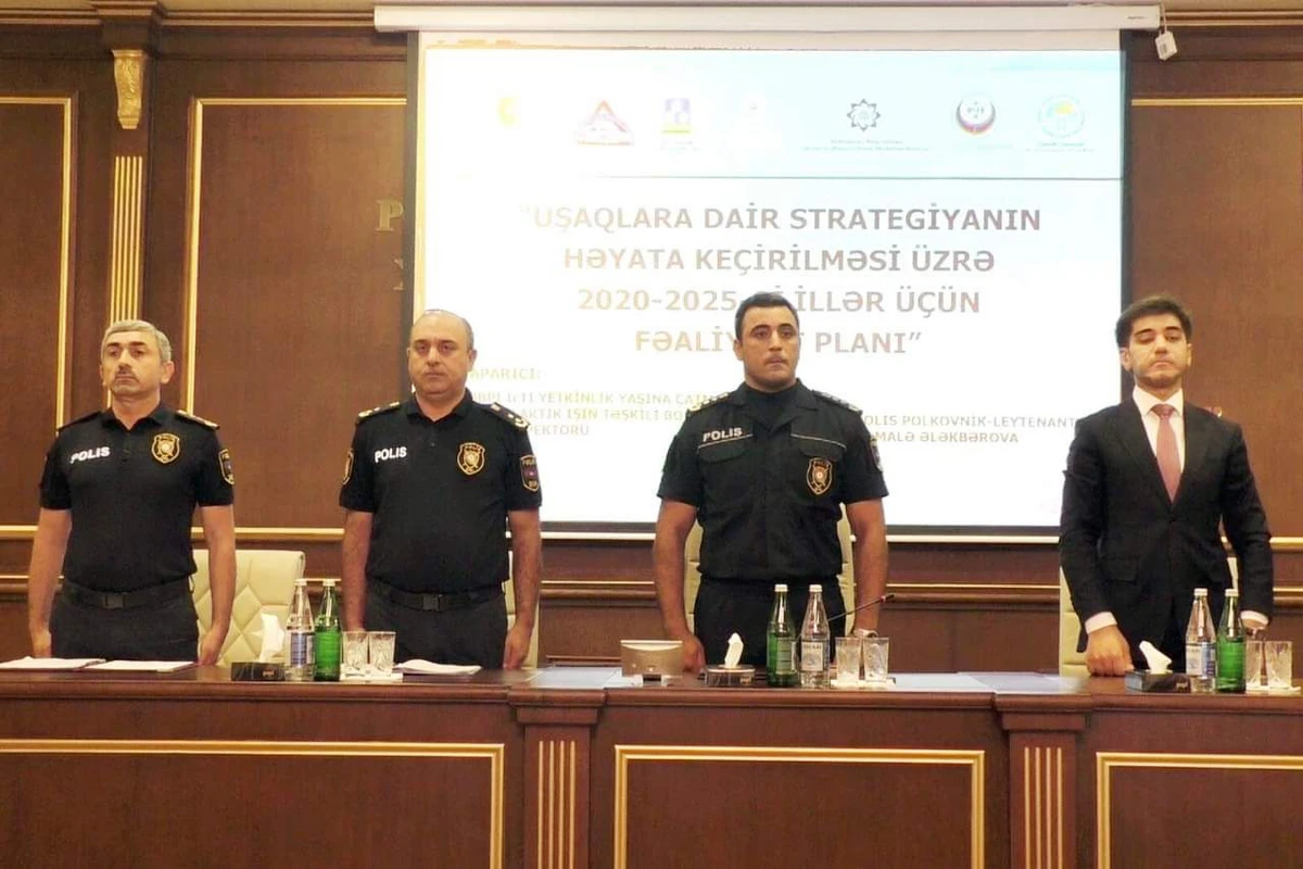 Bakı şəhər Baş Polis İdarəsində uşaqlarla bağlı tədbir keçirilib - FOTO
