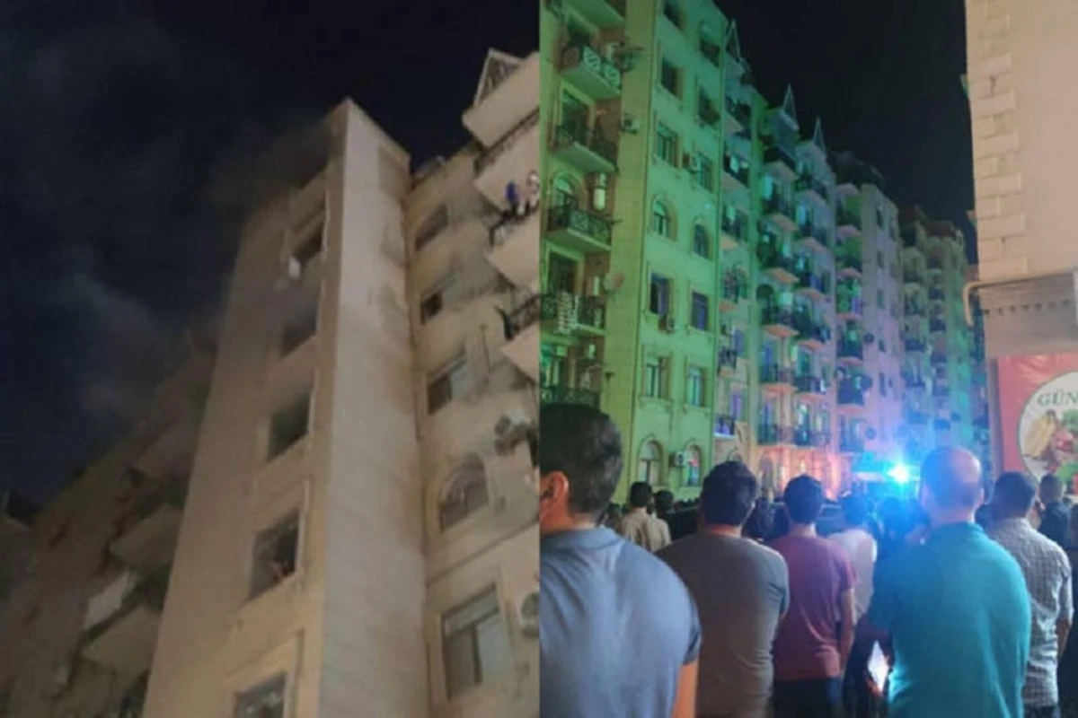 В жилом комплексе в Хырдалане произошел взрыв - ВИДЕО