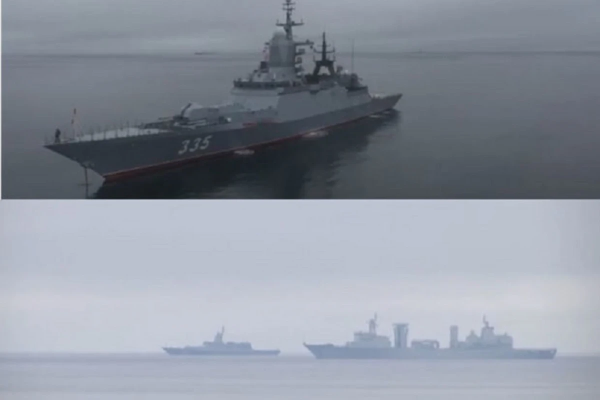 Отряды боевых кораблей России и Китая встретились в Японском море - ВИДЕО