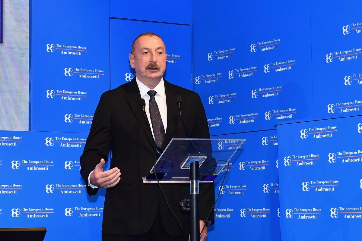 İlham Əliyev İtaliyada beynəlxalq forumda çıxış edib - YENİLƏNİB - FOTO İlham Əliyev İtaliyada beynəlxalq forumda çıxış edib - YENİLƏNİB - FOTO