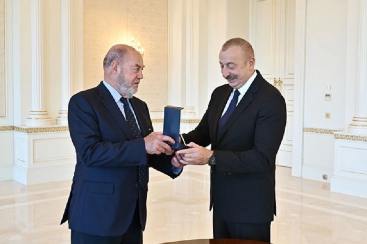 Ильхам Алиев принял президента Всемирной и Европейской федерации карате