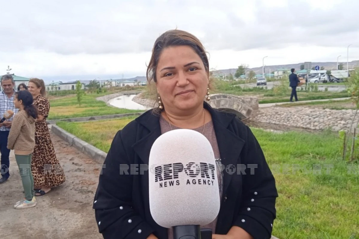 Ağalıya köçürülən qadın: Ömürlük burada yaşamağa gəlmişəm