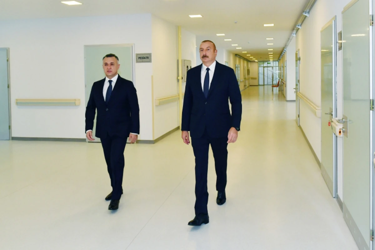 İlham Əliyev Bakıda sanatoriyanın açılışında iştirak etdi - VİDEO