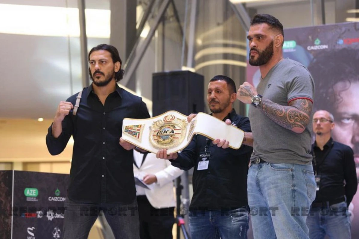 Zabit Səmədovun vida döyüş gecəsi üçün çəkiölçmə mərasimi keçirilib - FOTO