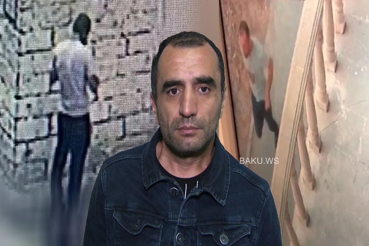 Qadının qızıl boyunbağısını dartıb qaçan şəxs ƏLƏ KEÇDİ - VİDEO