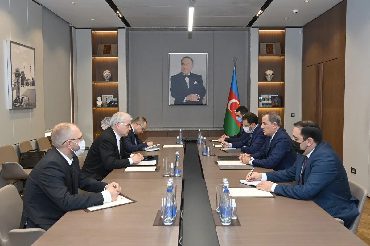 Ceyhun Bayramov İqor Xovayevi qəbul edib - FOTO