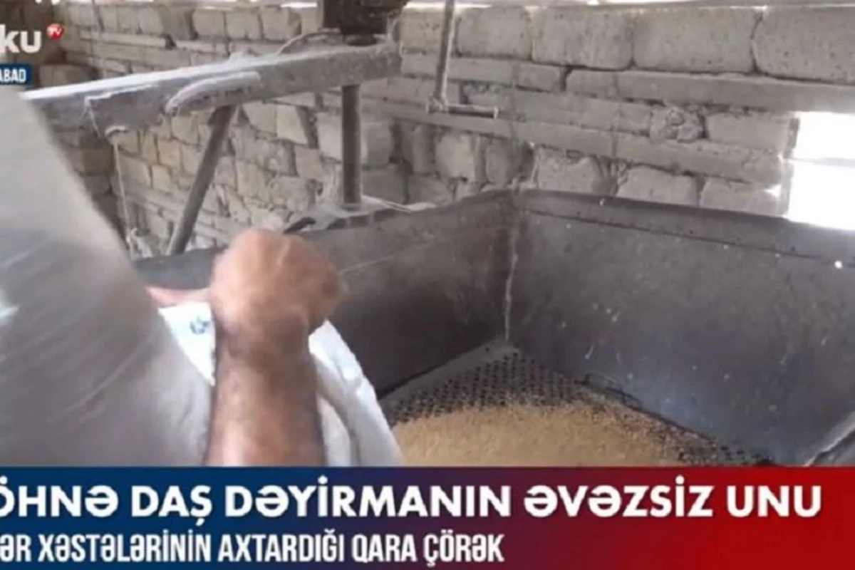 100 ildən artıq tarixi olan daş dəyirman: Pəhriz saxlayanların güman yeri – VİDEO