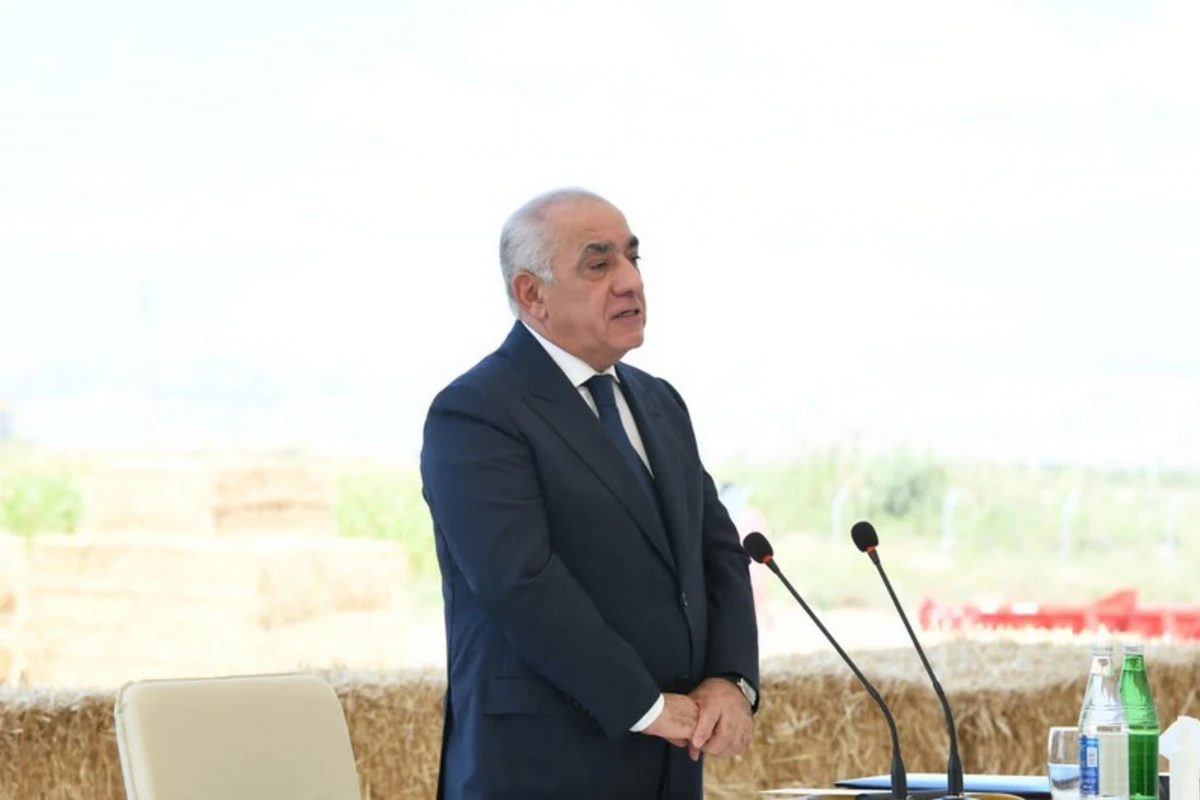 Baş nazir Ağsuda buğda istehsalı ilə bağlı müşavirə keçirib - FOTO