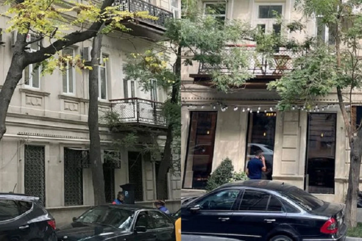Bakının simasına barbar münasibət davam edir: XIX əsrin memarlıq abidəsi restoran oldu - FOTO
