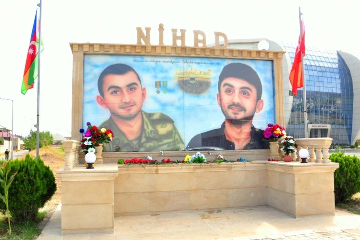 Vətən müharibəsi şəhidi Nihad Abdullayevin xatirəsinə inşa olunan bulaq-kompleksi açılıb - FOTO