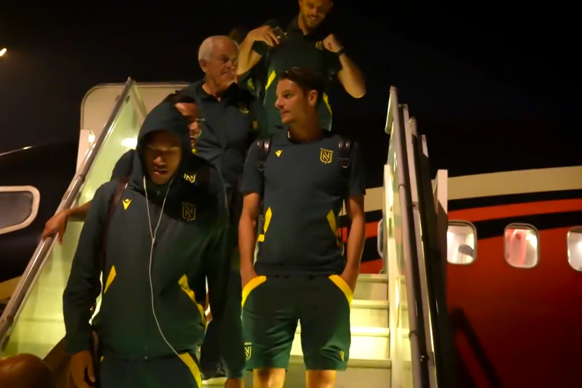 Nant Qarabağla oyun üçün Bakıya gəlib - VİDEO