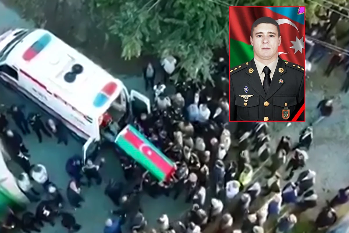 İsmayıllıda şəhidin qarşılanma mərasimində BÖYÜK İZDİHAM - VİDEO