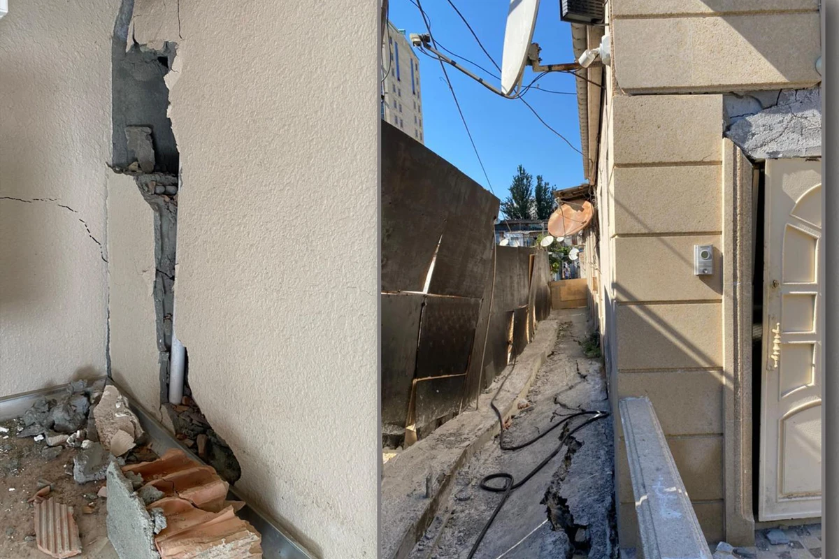 Daha bir binaya qadağa qoyulsa da, tikinti aparılır - FOTOlar