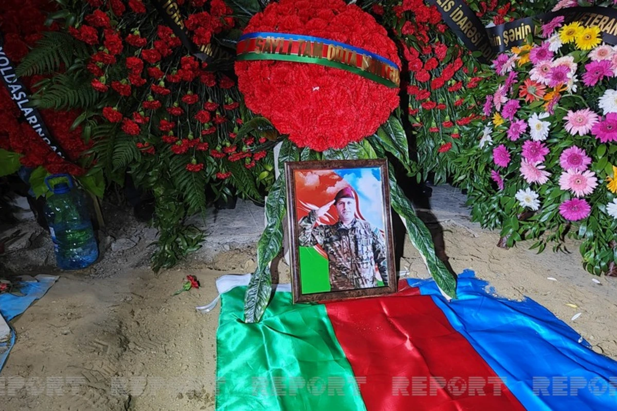 XTQ-nin şəhid leytenantı Sumqayıtda dəfn olunub - FOTO