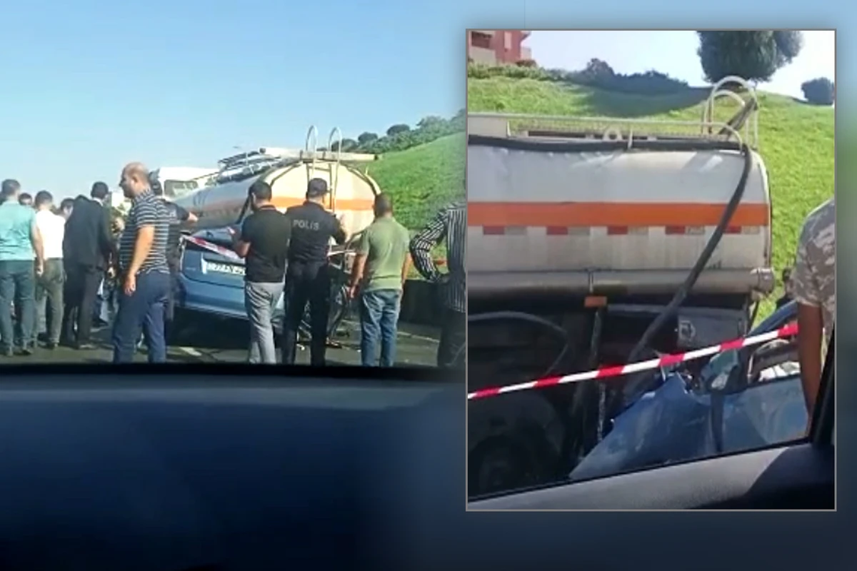 Avtovağzalın yaxınlığında dəhşətli Prius qəzası - Sürücü və sərnişin öldü - VİDEO