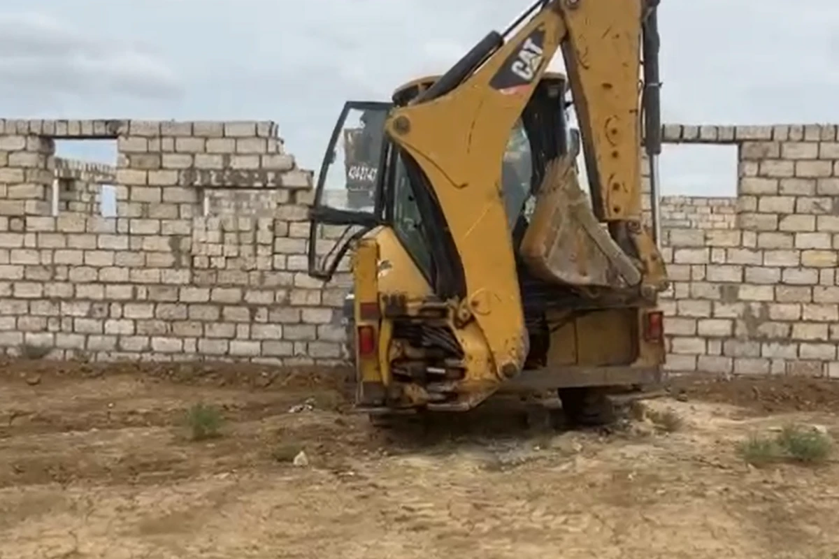 В Абшеронском районе предотвращено незаконное строительство - ВИДЕО