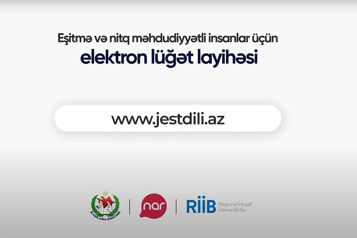 “Nar” ölkədə jest dilinin inkişafına töhfə verməyə davam edir - VİDEO