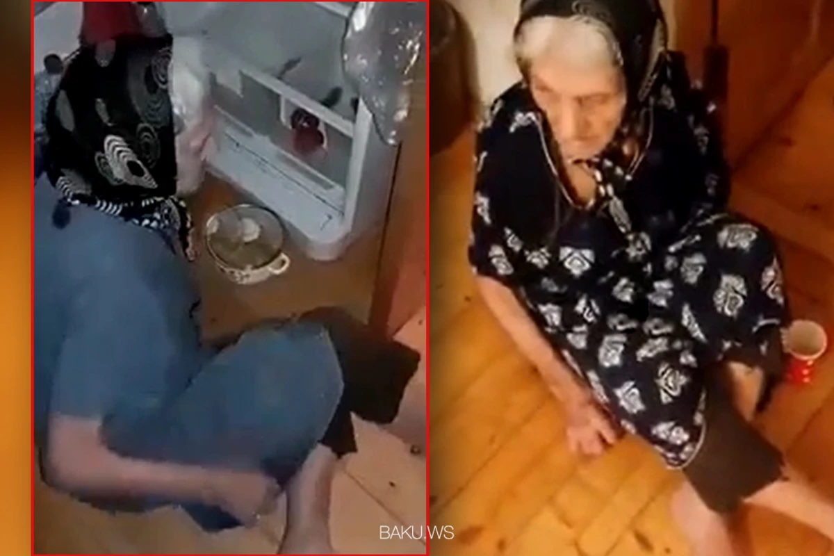Görüntüləri yayılan 90 yaşlı qadının oğlu və gəlini polis bölməsinə dəvət olunublar - VİDEO Görüntüləri yayılan 90 yaşlı qadının oğlu və gəlini polis bölməsinə dəvət olunublar - VİDEO
