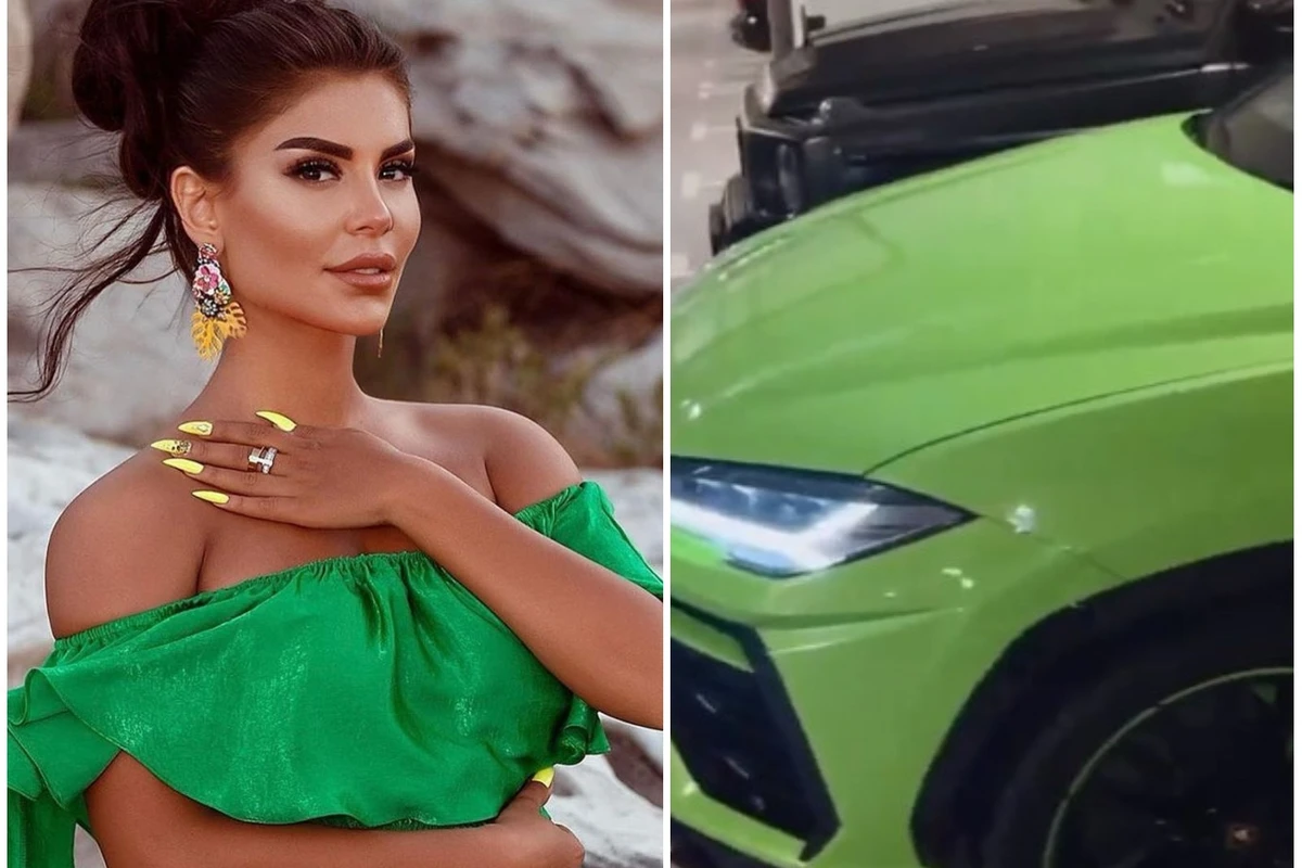 Азербайджанской модели подарили люксовый автомобиль за 736 тысяч манатов - ВИДЕО