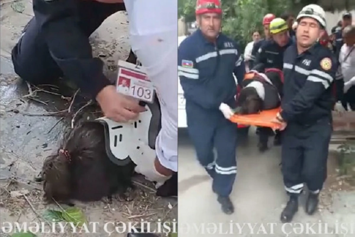 В Баку подросток упал с 3-го этажа на балкон соседей - ВИДЕО