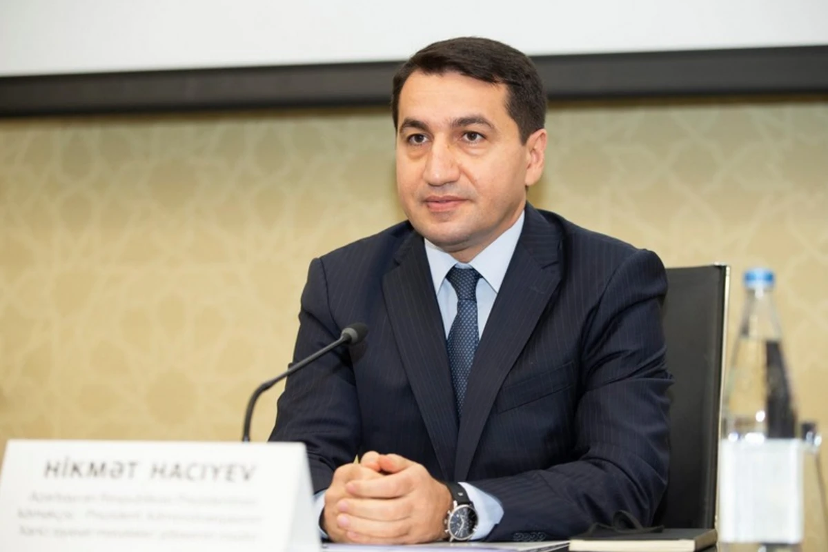 Hikmət Hacıyev ABŞ rəsmisi ilə Ermənistanla münasibətlərin normallaşmasını müzakirə edib Hikmət Hacıyev ABŞ rəsmisi ilə Ermənistanla münasibətlərin normallaşmasını müzakirə edib