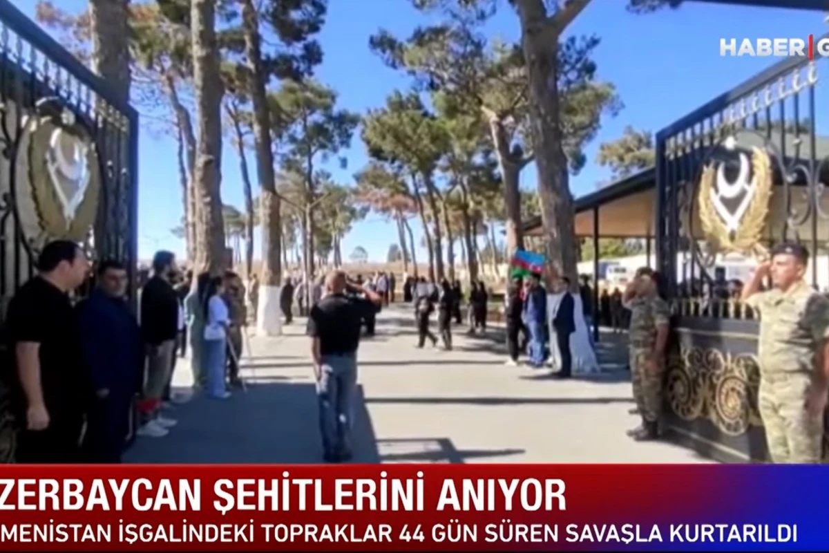 “Haber Global”: “Azərbaycan Qarabağ zəfərinin ikinci ilində şəhidlərini anır” - VİDEO