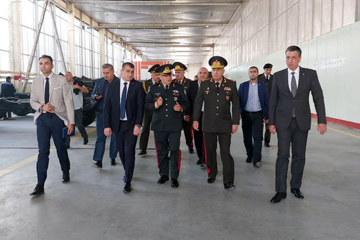 Baş Qərargah rəisi Gürcüstanda Milli Təlim və Tədris Mərkəzində olub - FOTO