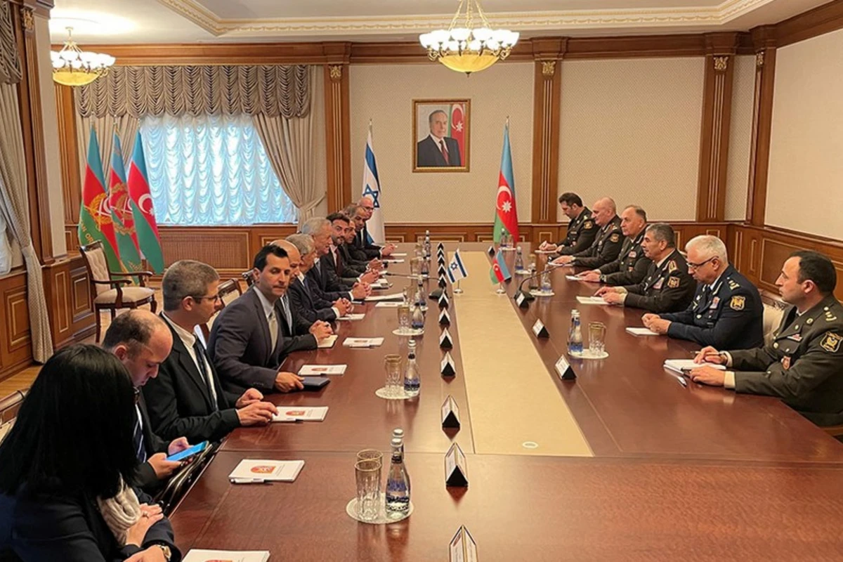 Azərbaycanla İsrail arasında hərbi əməkdaşlıq məsələləri müzakirə edilib - FOTO/VİDEO