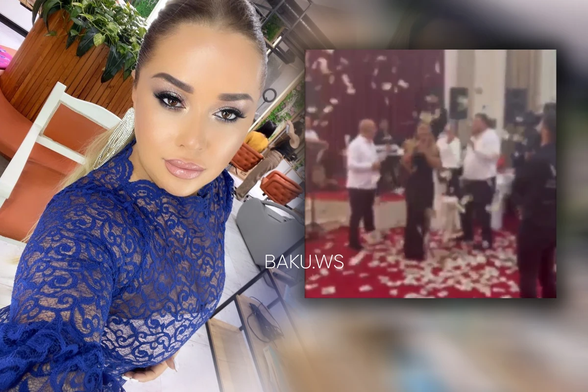 Xatirə İslam Gürcüstanda PUL YAĞIŞINA TUTULDU - VİDEO