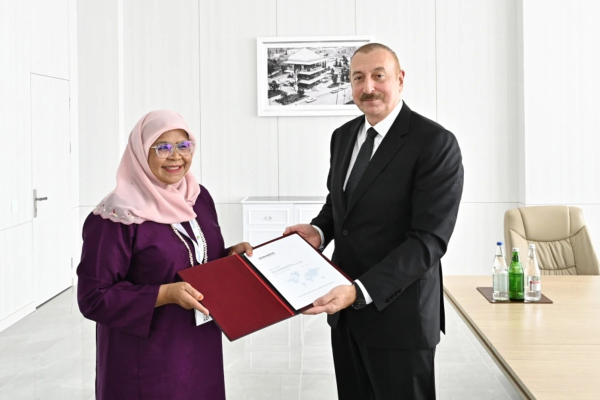 Prezident İlham Əliyev BMT-nin Məskunlaşma Proqramının icraçı direktorunu qəbul edib - YENİLƏNİB - FOTO Prezident İlham Əliyev BMT-nin Məskunlaşma Proqramının icraçı direktorunu qəbul edib - YENİLƏNİB - FOTO