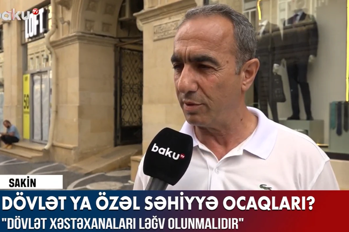 Sorğu: Dövlət, ya özəl səhiyyə ocaqları? - VİDEO Sorğu: Dövlət, ya özəl səhiyyə ocaqları? - VİDEO