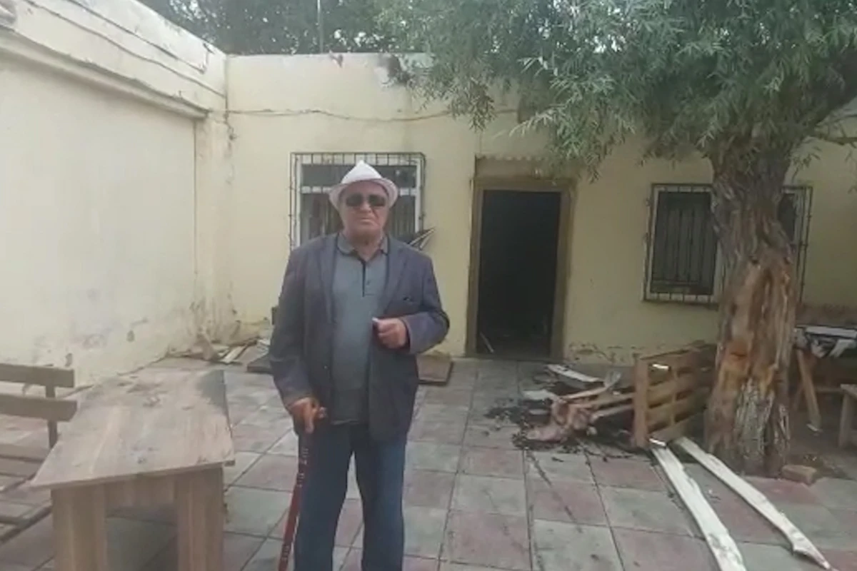 Sumqayıtda oğul atasının mülkünü qəsdlə YANDIRDI - FOTO/VİDEO