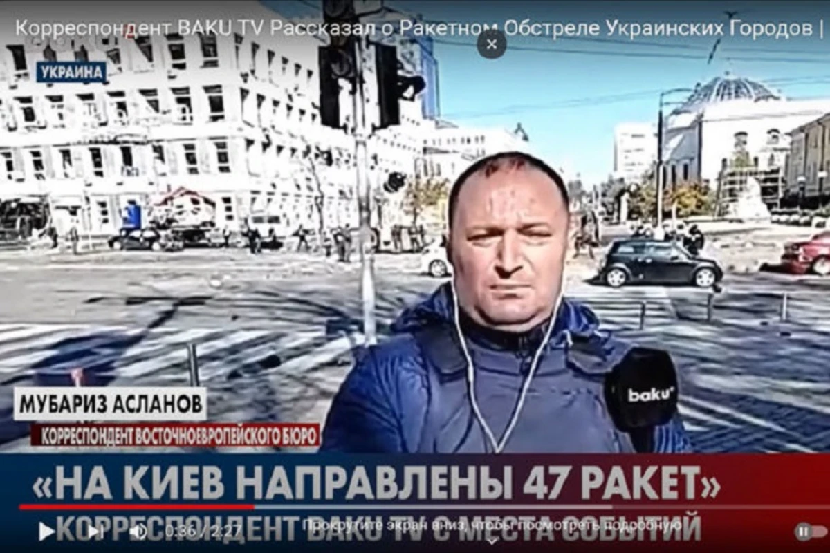 По Киеву были выпущены 47 ракет: Baku TV с места событий - ВИДЕО