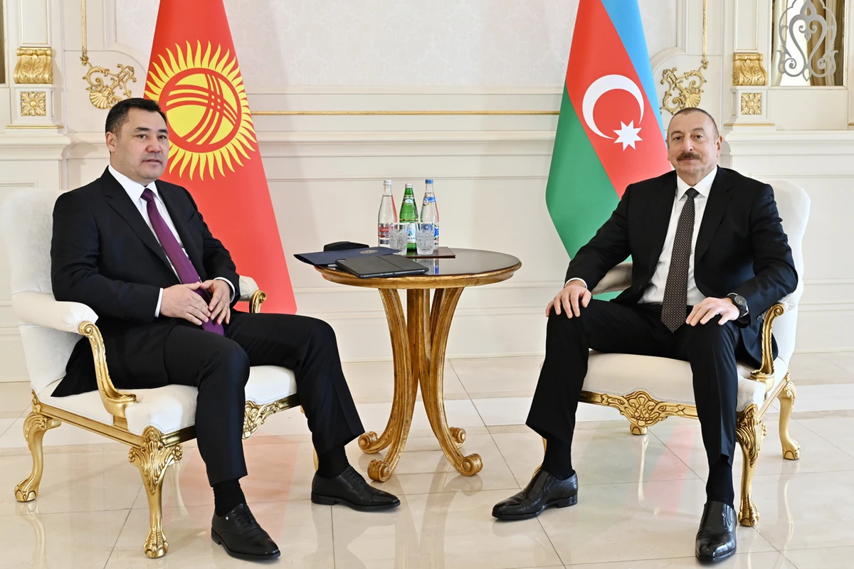 Azərbaycan və Qırğızıstan prezidentlərinin görüşü başlayıb