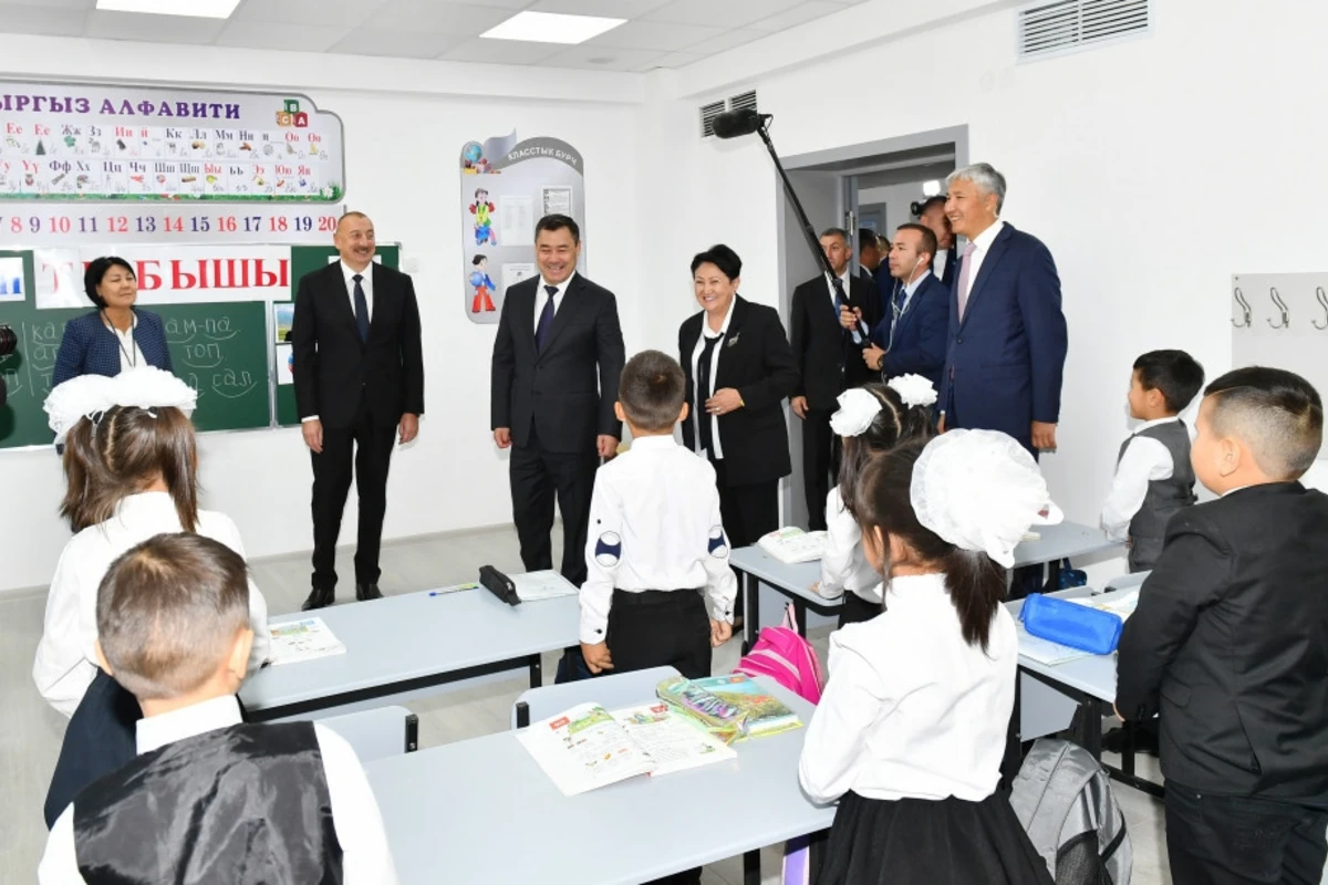 Bişkekdə Nizami Gəncəvi adına məktəbin açılış mərasimi keçirilib - YENİLƏNİB