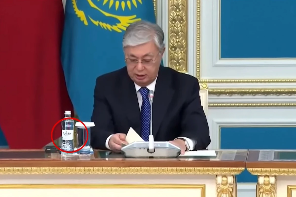 Месседж Туран на встрече Эрдогана и Токаева - ВИДЕО