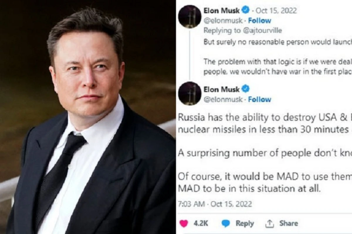 Маск: Россия и США могут уничтожить друг друга за полчаса - ФОТО