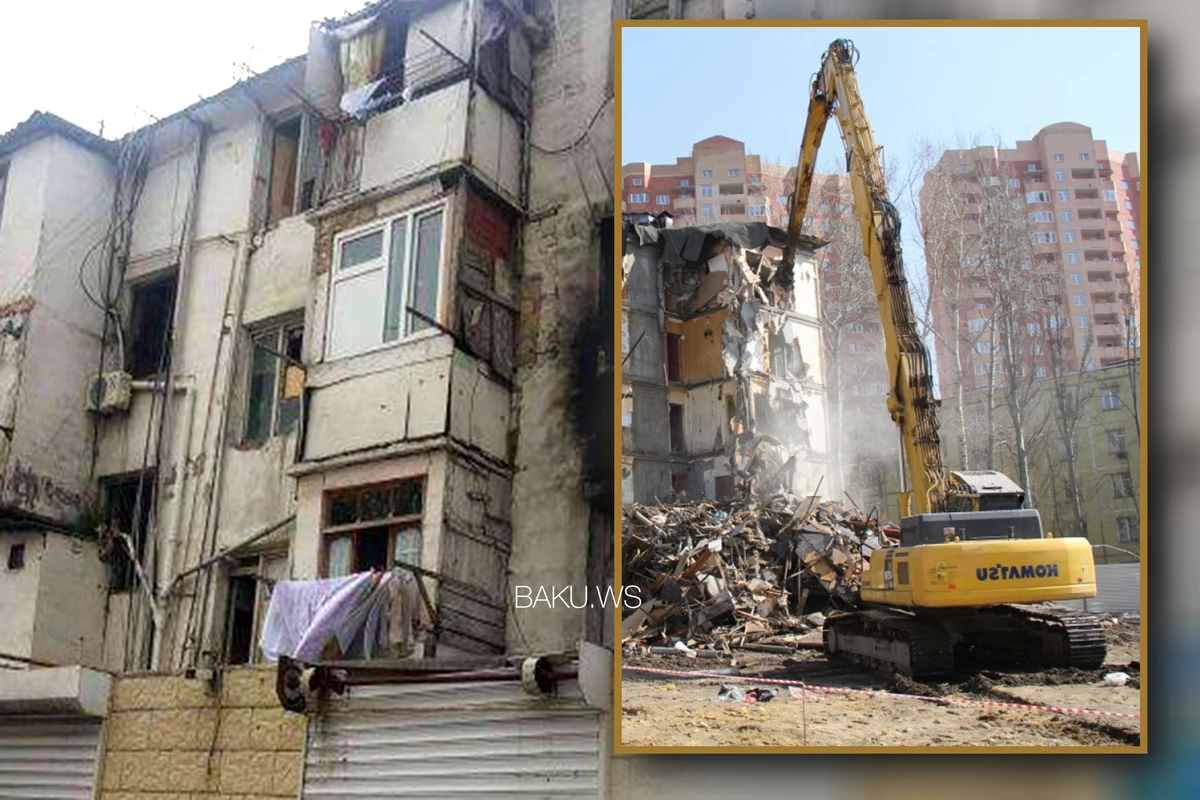 Bakının bu binaları söküləcək - Sakinlərə 1500 AZN kompensasiya veriləcək - FOTO