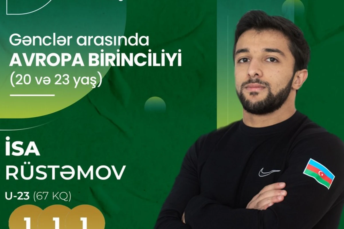 Avropa çempionatı: Azərbaycan ağırlıqqaldıranı 3 qızıl medal qazanıb