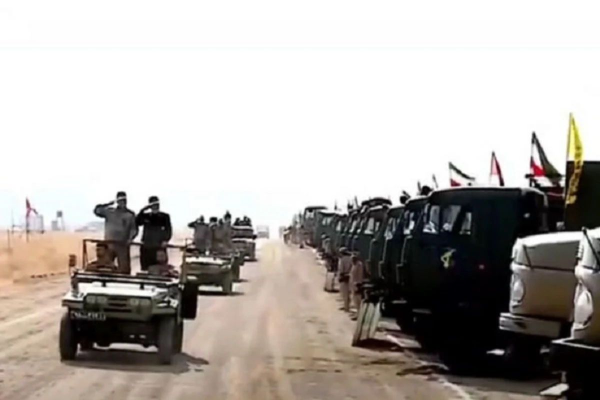 Sərhədlərimizə “qonan” iranlı hərbçilər - VİDEO