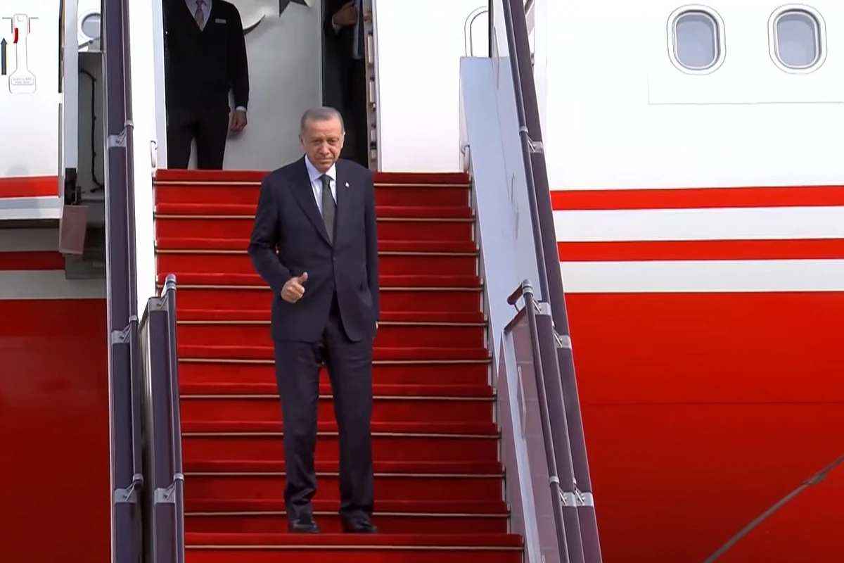 Zəngilan Hava Limanını ilk dəfə görən Ərdoğanın reaksiyası: Əla - VİDEO