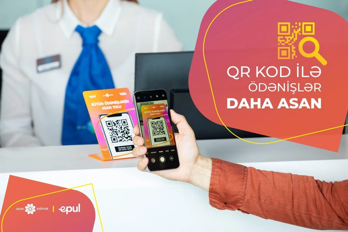 ASAN xidmətdə ödənişləri QR kodla ödəmək mümkünləşib