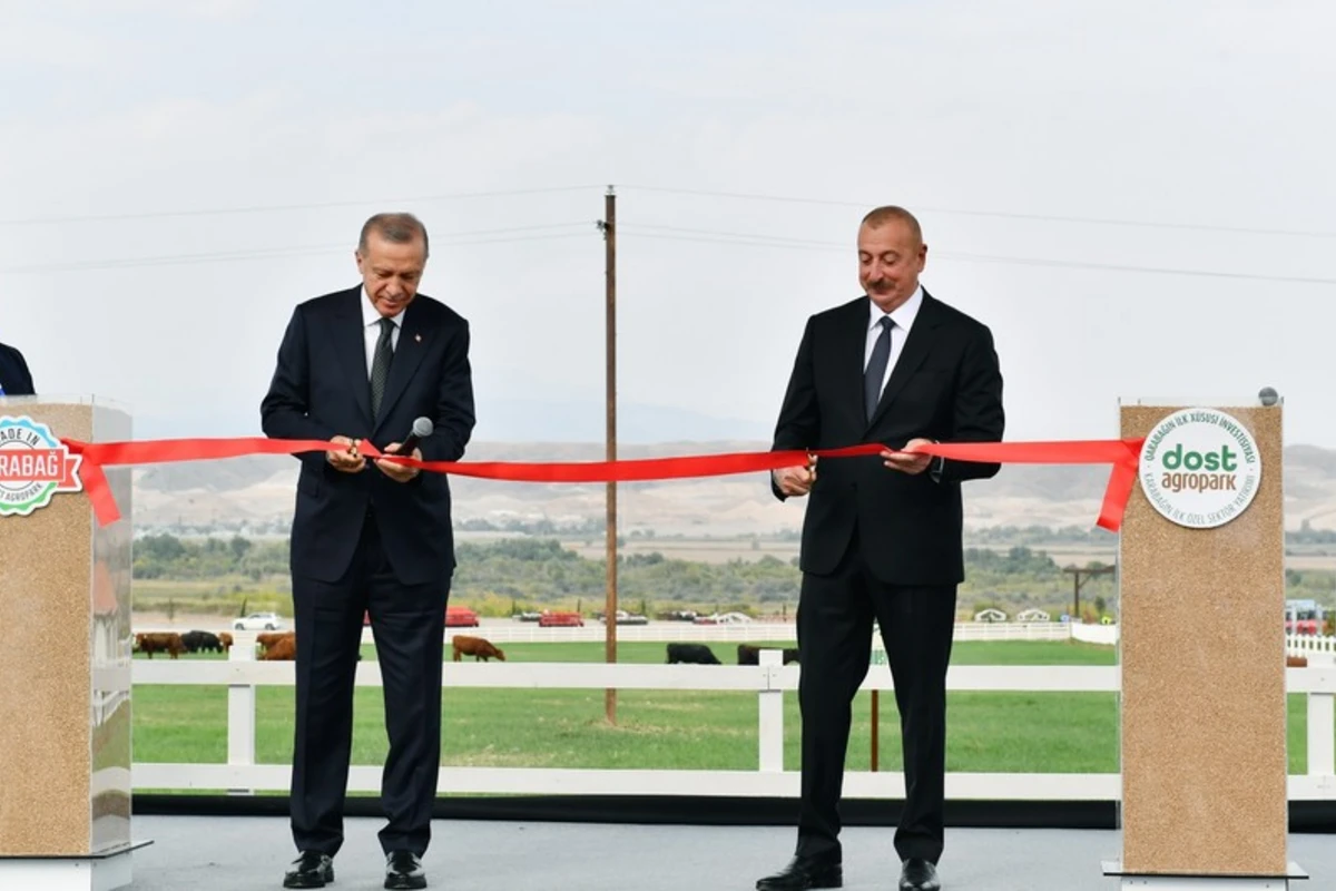 Azərbaycan və Türkiyə prezidentləri Zəngilanda “Dost Aqropark”-ın açılışında iştirak ediblər - FOTO - YENİLƏNİB