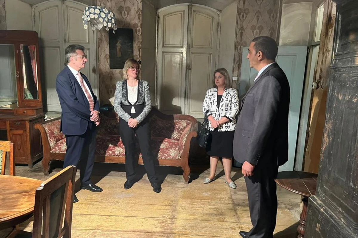 Alman səfir Şəmkirdə -  Şəmkir həm də böyük alman irsinə sahib bir şəhərdir - FOTO