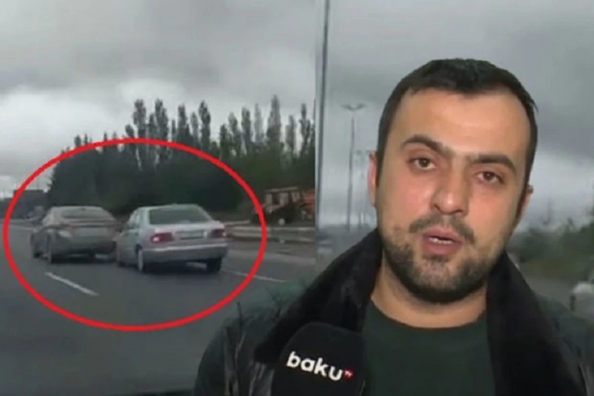 Bakı-Sumqayıt yolunda ard-arda beş maşın vuran şəxs danışdı - VİDEO