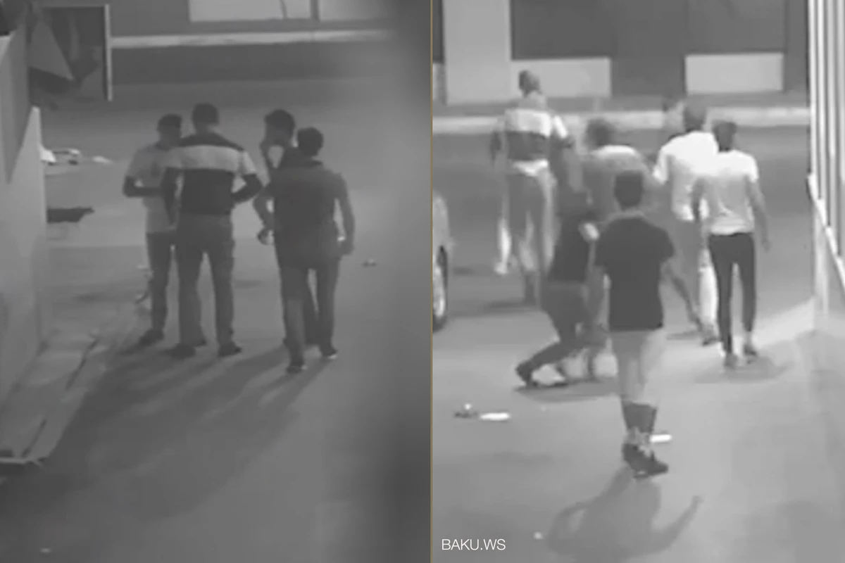 Zarafat üstündə düşən və bir adamın qətlə yetirilməsi ilə bitən kütləvi davanın  - ANBAAN VİDEOsu